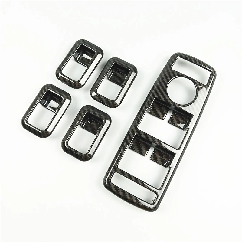 Carbon Fiber style Car Window Lift Button Frame Sticker For Mercedes Benz A B C E GLE GLA CLA GLK Class W176 W204 W212 W166 W218: Default Title