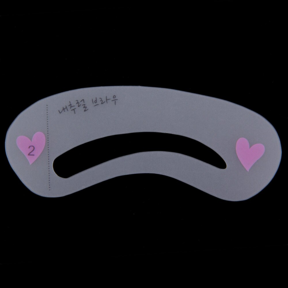 Herbruikbare 3 pcs Grooming Shaping Assistent Verzegelde Template 3 stijlen Wenkbrauw stencils Tekening Kaart Brow Make-Up Top