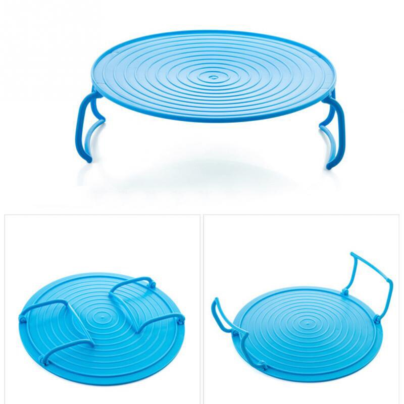 Se puede calentar en horno microonda bandeja para cocción al vapor estante para comida tazones soporte estante de cocina organizador placa soporte herramienta accesorios de cocina