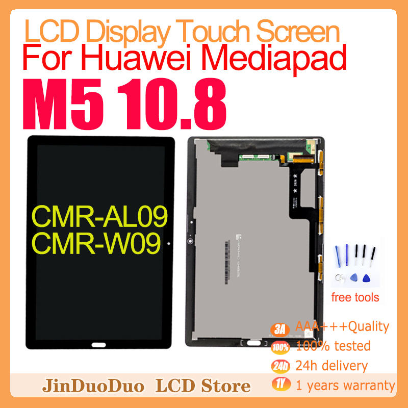 10.8&quot; Lcds For Huawei MediaPad M5 10.8 CMR-AL09 CMR-W09 LCD Display Touch Screen Panel Digitizer Assembly Combo Replacement