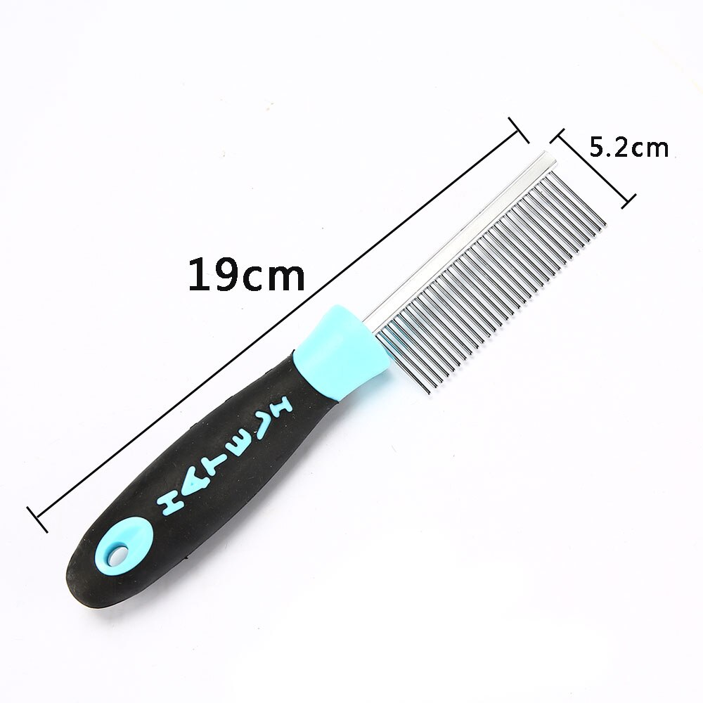 Pet grooming pentes gato escova para cães removedor de pêlos slicker animais de estimação deseping pente hackle para gato grooming ferramenta zx0010