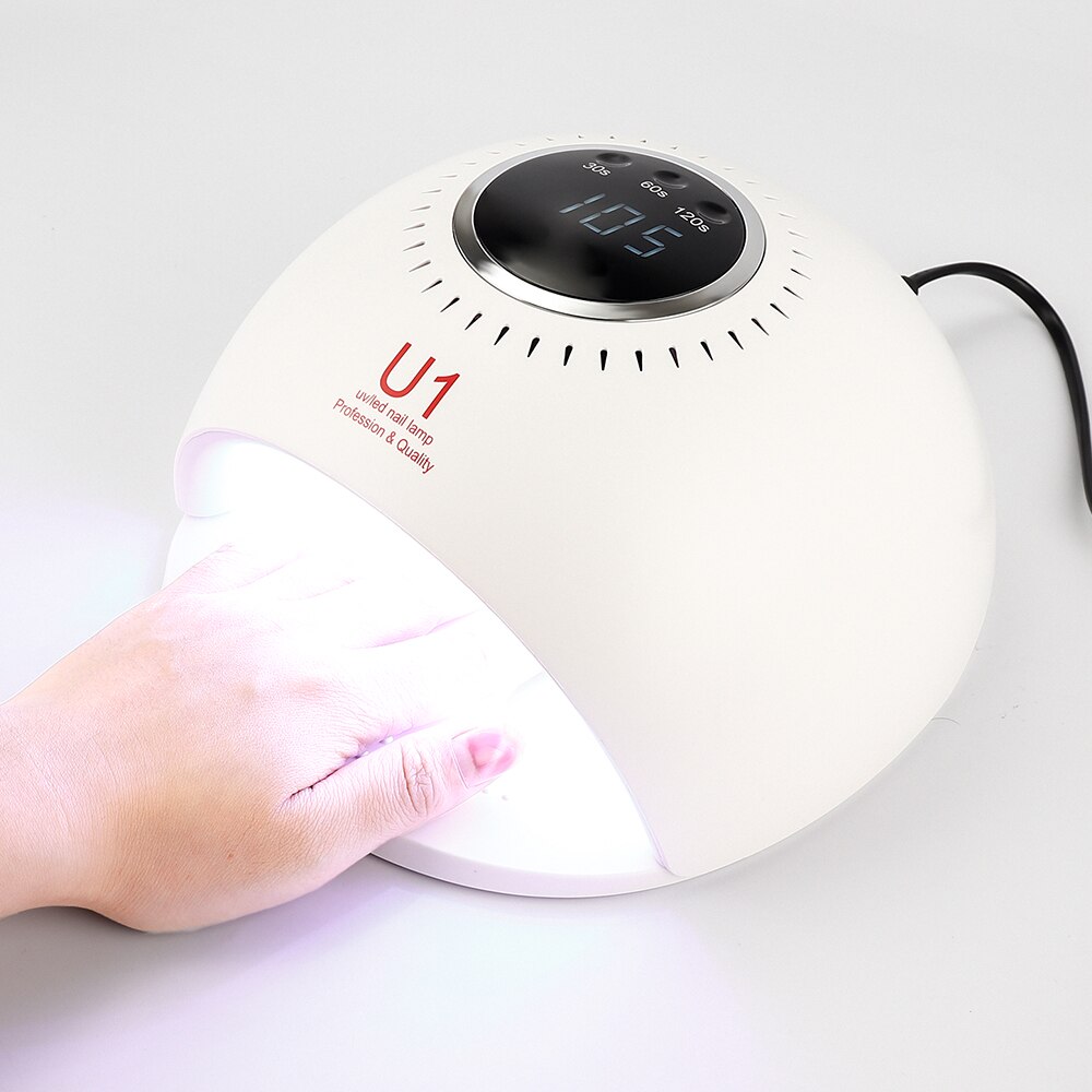 84W Nagel Droger Uv Led Nail Lamp 42 Led Lampen Gel Polish Curing Lamp Met 30 S/60 s/120 S Timer Lcd Display Nagels Droger Manicure