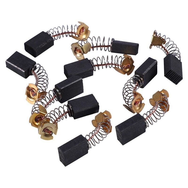 10 sztuk 15mm x 10mm x 5.9mm elektronarzędzia szczotka silnika węglowego i 8 sztuk 12x9x6mm elektryczna szlifierka kątowa szczotki węglowe CB411