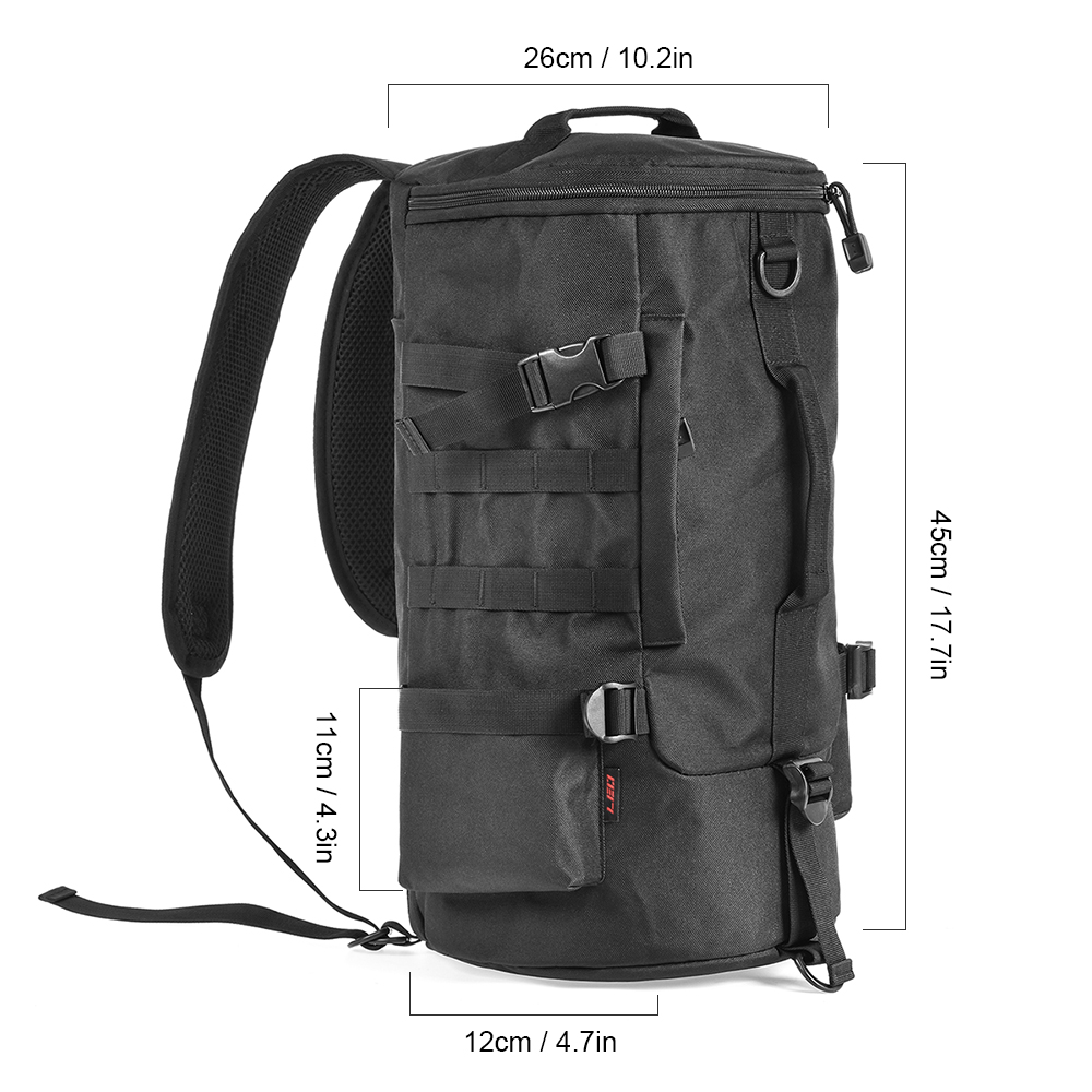 23L, gran capacidad, multiusos, equipo de pesca, mochila, herramienta de pesca al aire libre, bolsa de transporte, señuelo de pesca, bolsa, soporte para caña, estuche