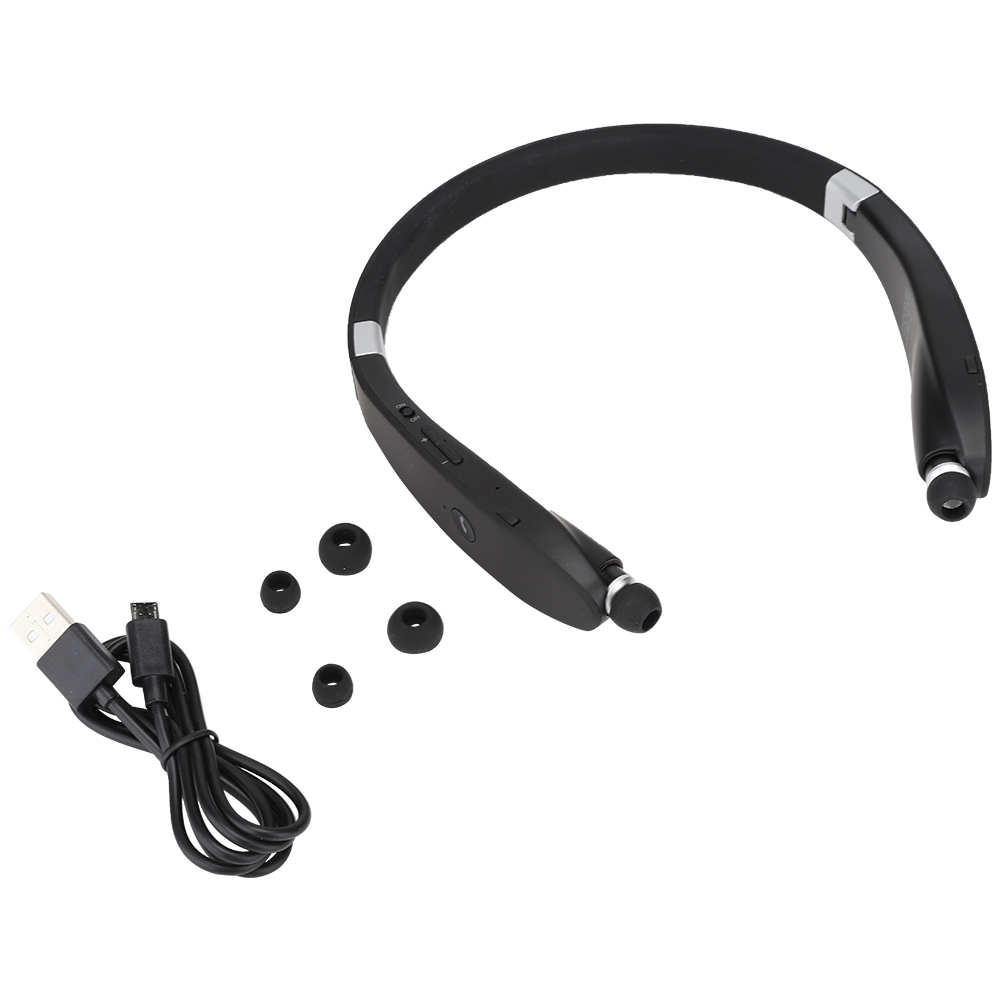 Oortelefoon SX-991 Opvouwbare nekhangende telescopische headset Draadloze Bluetooth-oortelefoon Hoofdtelefoon Draadloze Bluetooth-oortelefoon: Default Title