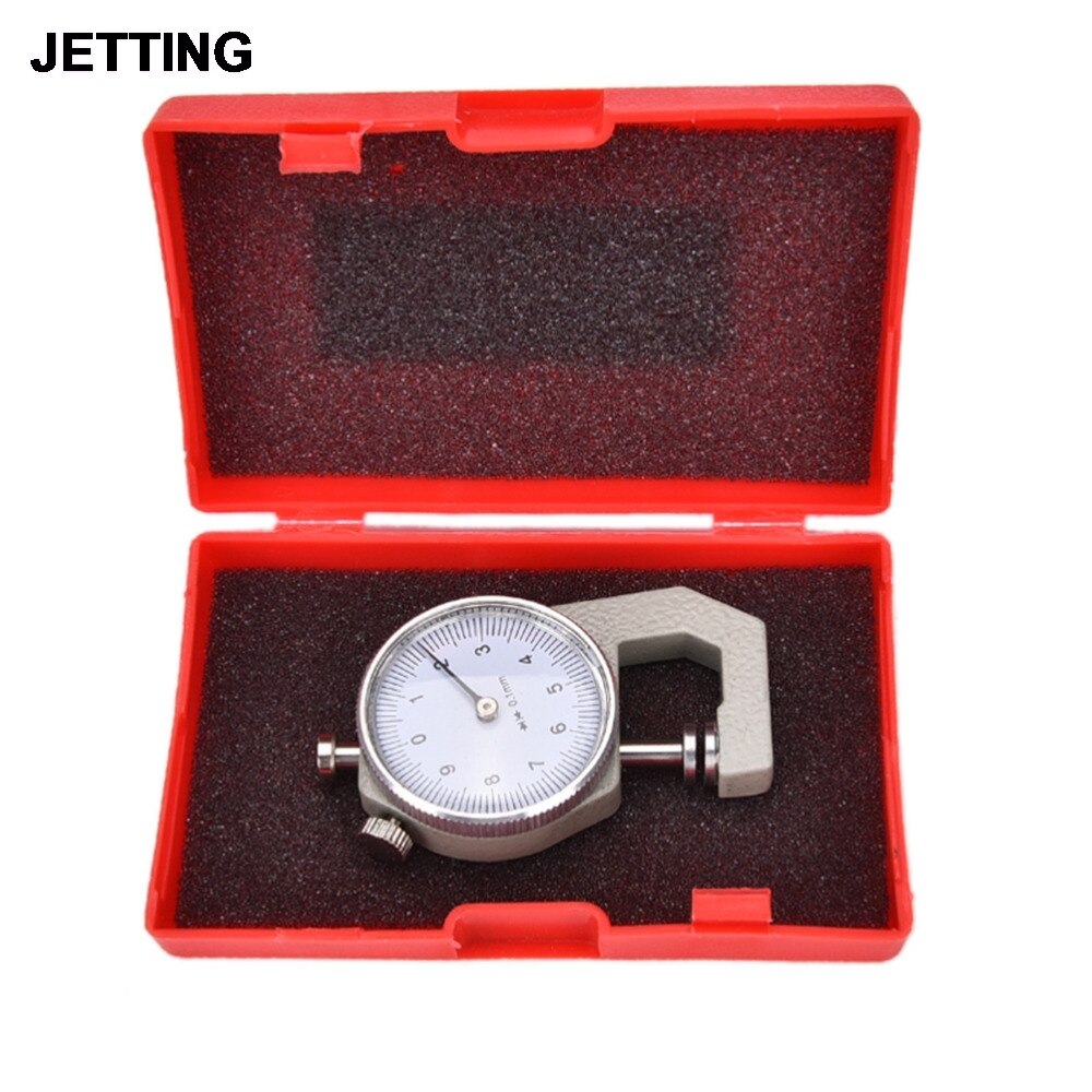 10mm leather paper thickness meter tester for leather flim paper 0-10mm dial thickness gauge