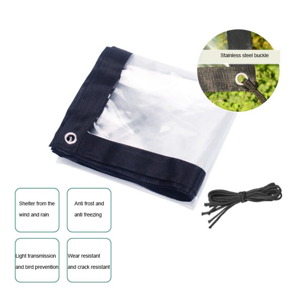 Frost Proof Clear Tarpaulin Heavy Duty Waterproof Grandado