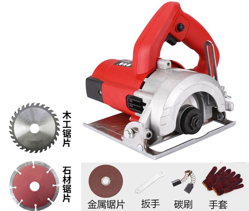 Multifunctional circular sawing machine for household stone wood wall slotting and cutting: Package A