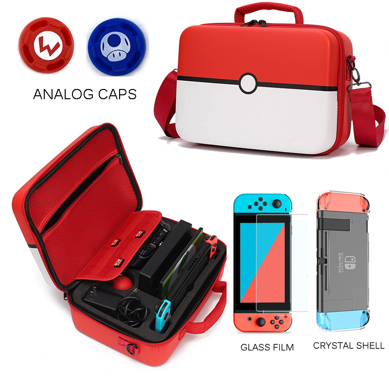 Hand Bag for Nintend Switch Travel Carrying Box Protective Case for Nintendo Switch NS Console Pokeball Game Accessories Storage