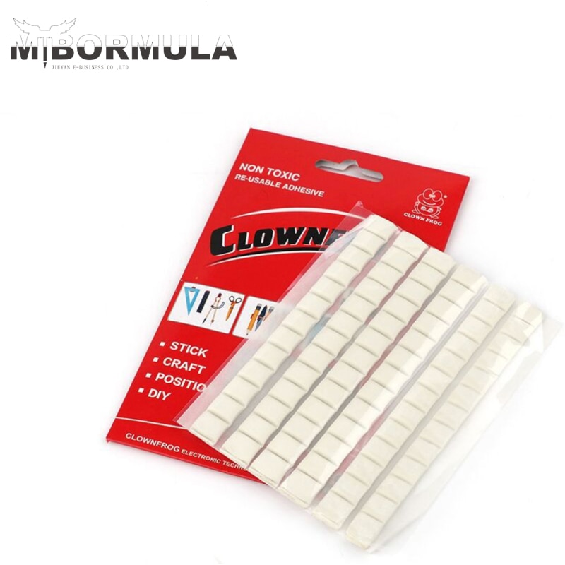 MYBORMULA Removable Reusable White Adhesive Nail Fixing Glue Clay Stick DIY False Nails Decoration display Fix Nail Plasticine