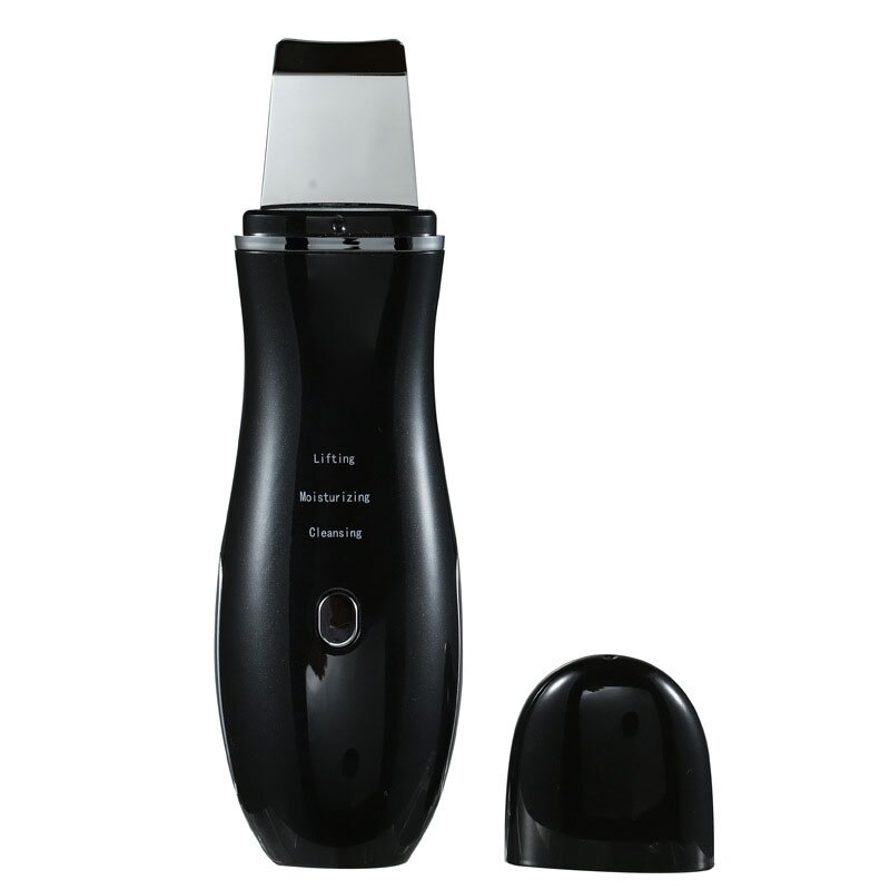 Ultrasonic Ion Face Skin Scrubber Facial Cleaner Cleansing Spatula Peeling Vibration Blackhead Removal Exfoliating