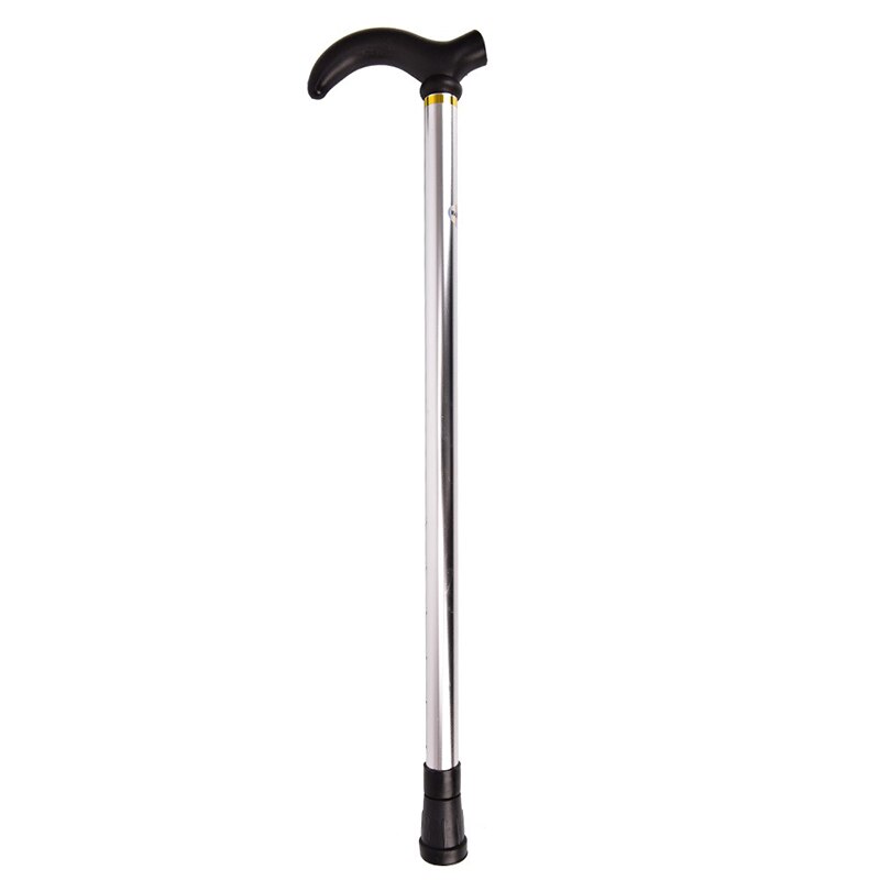 Telescopic Walking Stick Cane 6 Grade Alpenstock for Elderly Aluminium Body Hiking Rubber Tips Climbing Equipment