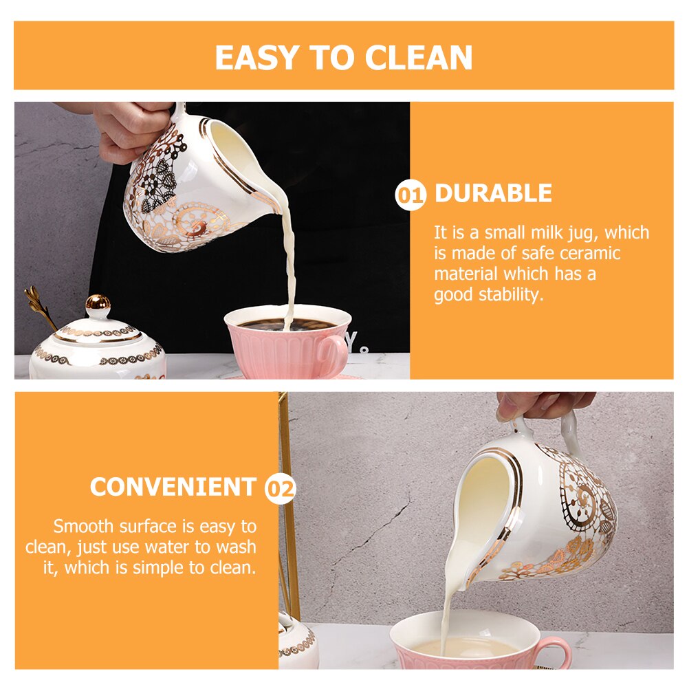 Pichet en céramique pour faire du café, tasse à fleur, pichet à café
