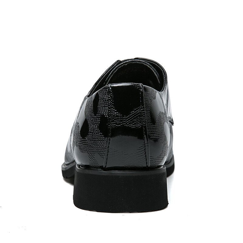 Hommes or robe chaussures en cuir de luxe italienne formelle travail chaussures pour homme bout pointu richelieu chaussures pour hommes