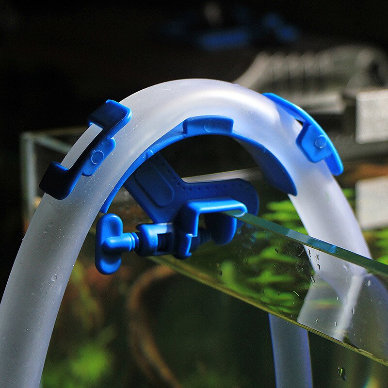 Akvarium dekoration sköldpadda tank akvarium vattenrör fixering klämma rör klämma vatten sugrör akvarium vatten växlare acuario