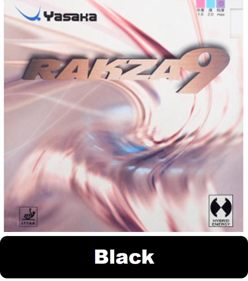 Yasaka Original RAKZA 9 RK9 RK 7 RK 7 SOFT Pimples In Table Tennis Rubber hybid energy Pips-In Ping Pong Sponge Tenis De Mesa: RK 9  max black