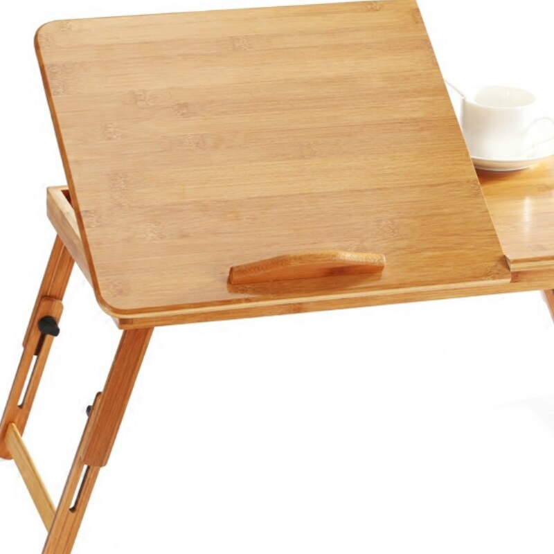 European-style modern personality bamboo dormitory notebook computer desk tablet foldable lifting bed writing desk WF1103