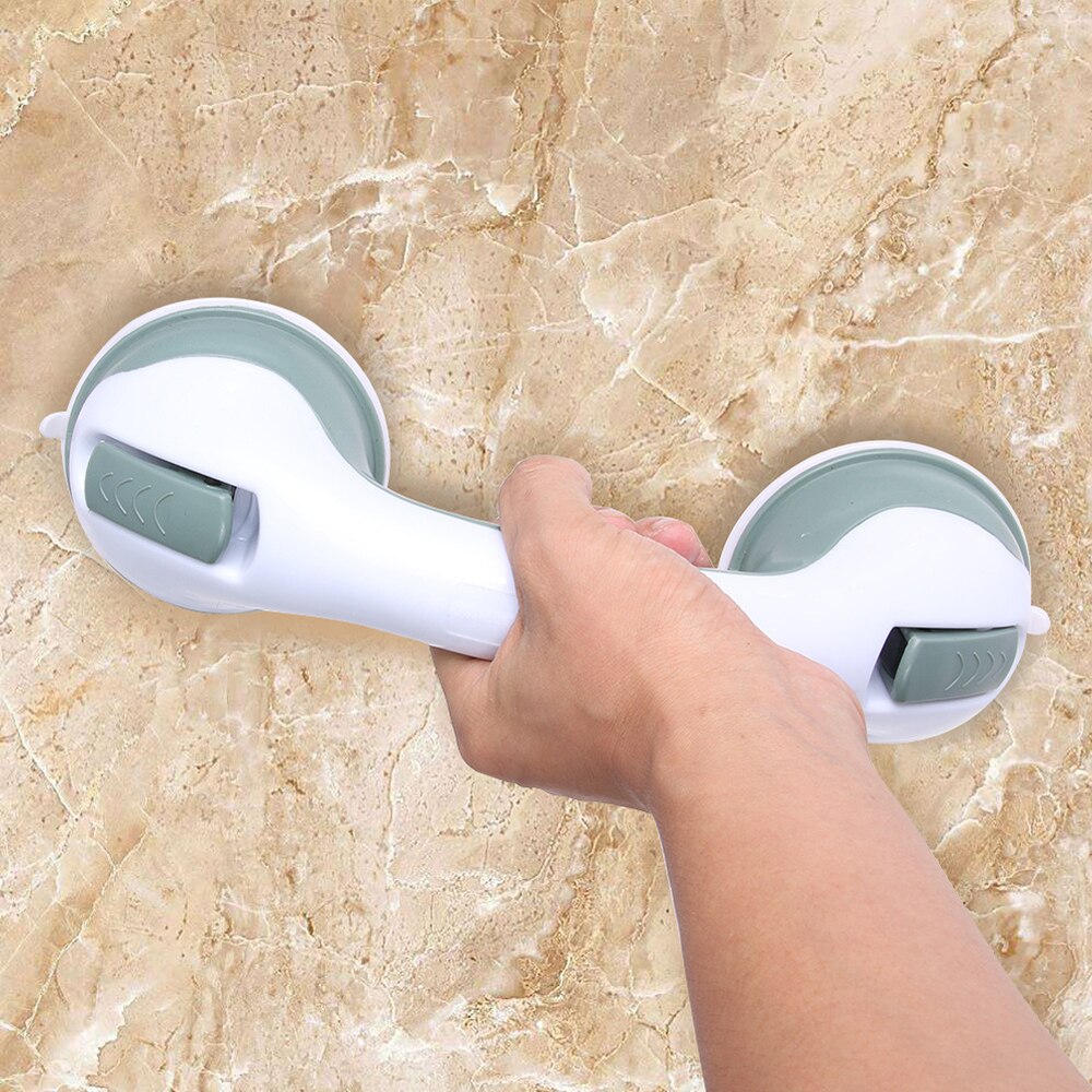 1 stk 12 & #39 ;& #39 ; tomme badeværelsesgrebshåndtag brusebadekar sugekopper gribehåndtag håndtag støtte sikkerhed stærk mount støtte håndtag