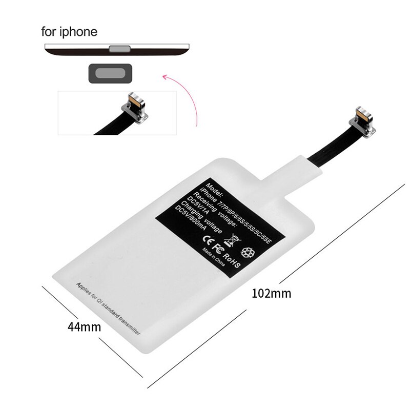 10W Fast Wireless Charger For Samsung Galaxy S10 S9 Note 10 USB Qi Charging Pad for iPhone 11 Pro XS Max XR X 8 Plus Huawei P30: For iphone Receiver