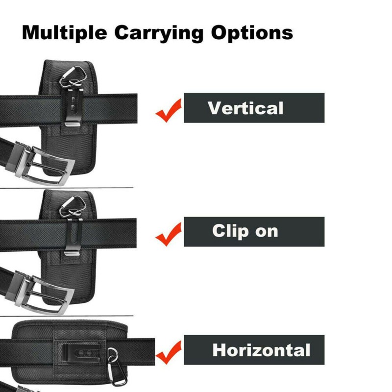 Utendørs mobiltelefonveske belte midjevesker oxfordstoff mobiltelefonvesker kortholder menn telefonveske lomme veske håndveske til menn