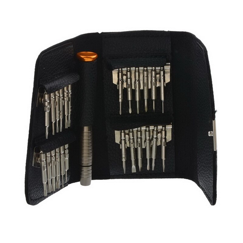 25 in 1 Precision Torx Screwdriver Cell Phone Wallet Repair Tool Kit for Mobile Phone Cellphone Electronics PC