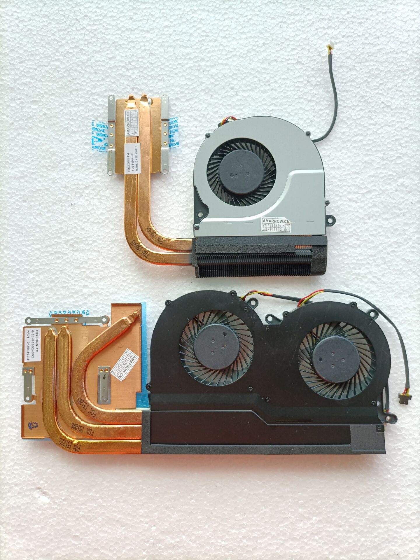 Original laptop cpu cooling fan heatsink For CLEVO P650 P650N P650SG P650SA P650SE P651SG