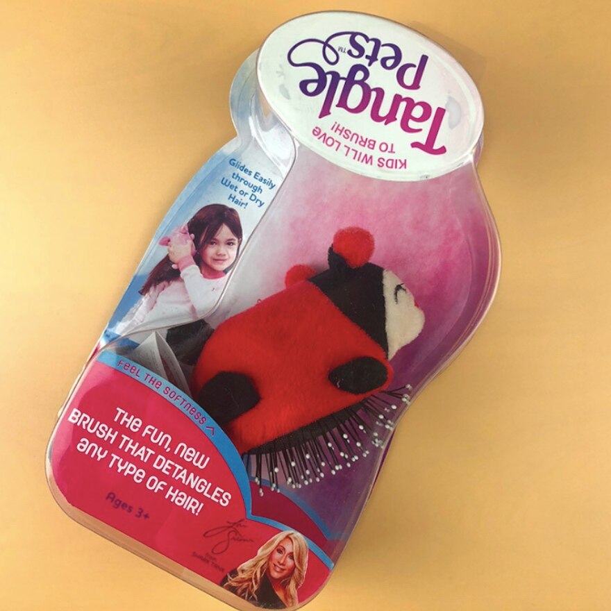 The Cute Children's Pet Plush Comb Is Suitable For Any tType Of Hair Movable Plush Comb