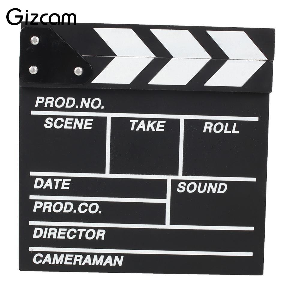 Direktor Video Szene Clapperboard Klöppel Gremium Acryl Trockenen Löschen Direktor TV Film Film Aktion Schiefer Klatschen handgefertigt schneiden Stütze