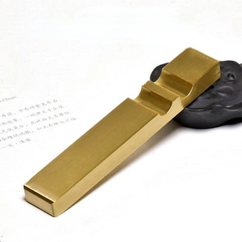 Multifunctionele Massief Messing Presse-papier Paperweights Chinese Kalligrafie Schilderen Paperweights Papre Drukken Ornamenten