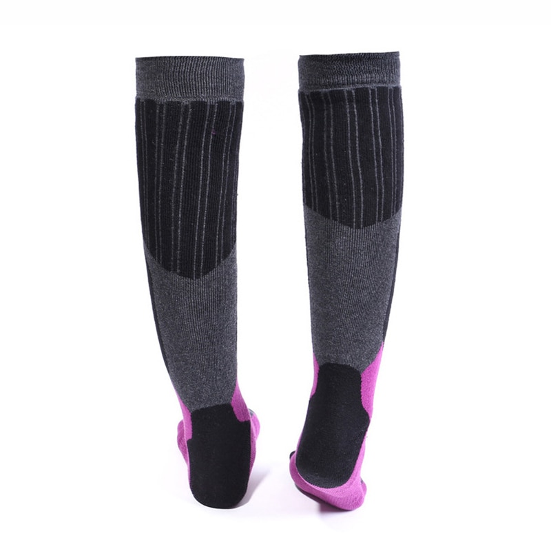 Skisokken voor dames en heren - dikke, warme buitensportkous voor skiën, wandelen en snowboarden