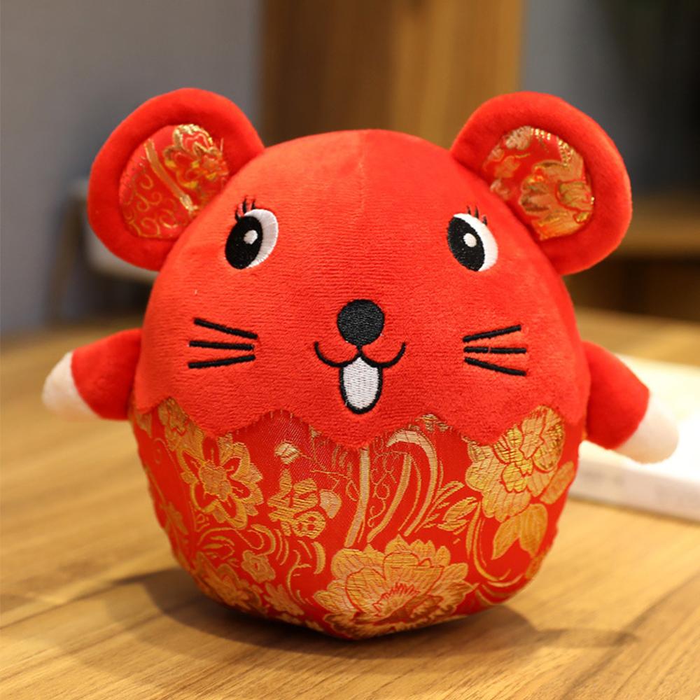 Toys Cutel Rat Doll Mouse Plush Toy Year Mascot Rat Year