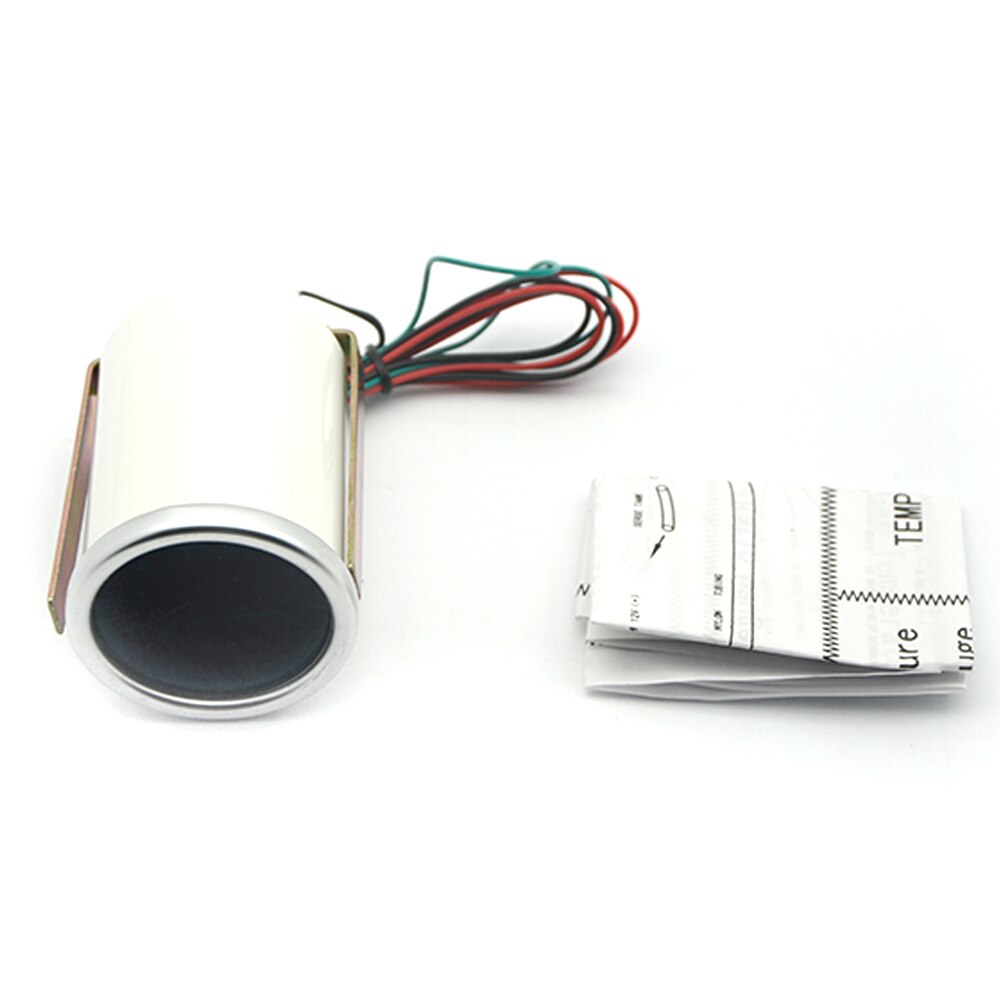 Tacómetro analógico de 52mm 0-8000 RPM para 4/6/8 cilindros con led blanco