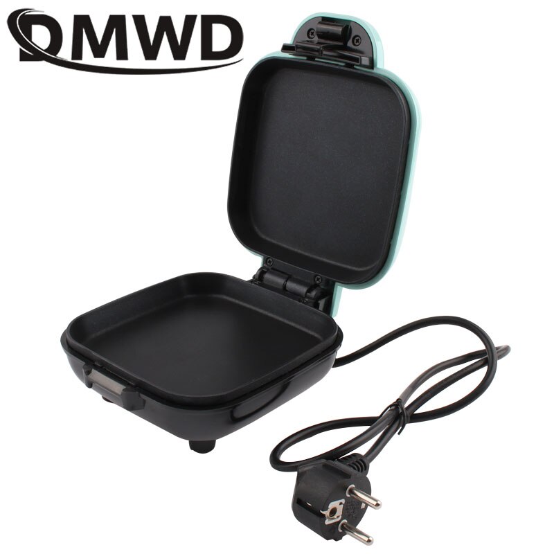 DMWD 110V/220V Elektrische Ei Torte Maschine Mini Grill Panini Braten Ofen Nicht-Stock Toaster Kuchen frühstück Licht Lebensmittel Maschine EU UNS