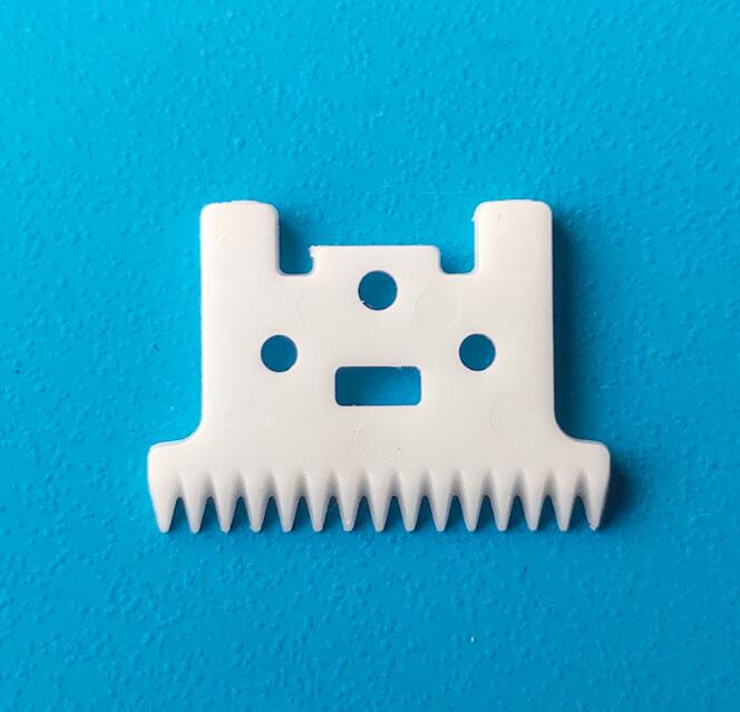 5pcs 15 teeth white zirconia ceramic clipper blade