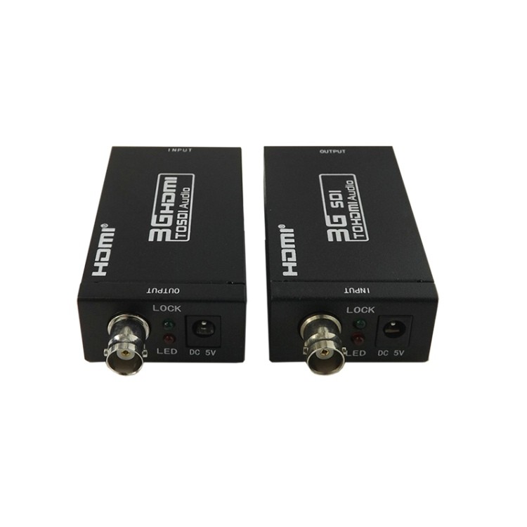 1080P 3G HDMI to SDI BNC Converter + SDI to HDMI Converter HDMI SDI / BNC Extender Over single 100m/328ft Coaxial Cables