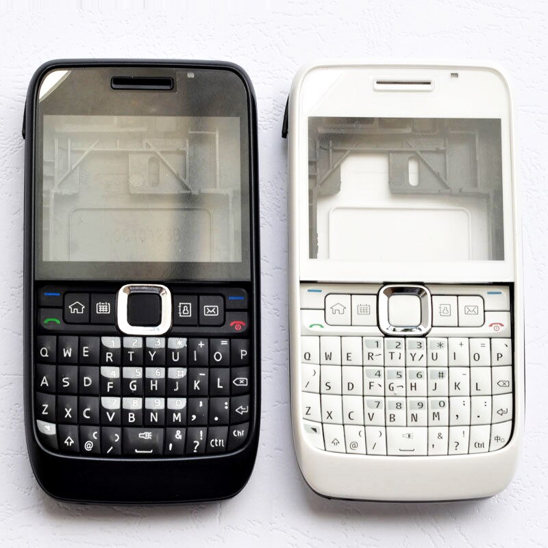 ZUGZUC Plastic Full Housing For Nokia E63 Full Complete Housing Back Cover+Middle Frame+Front Frame+Keyboard+Logo