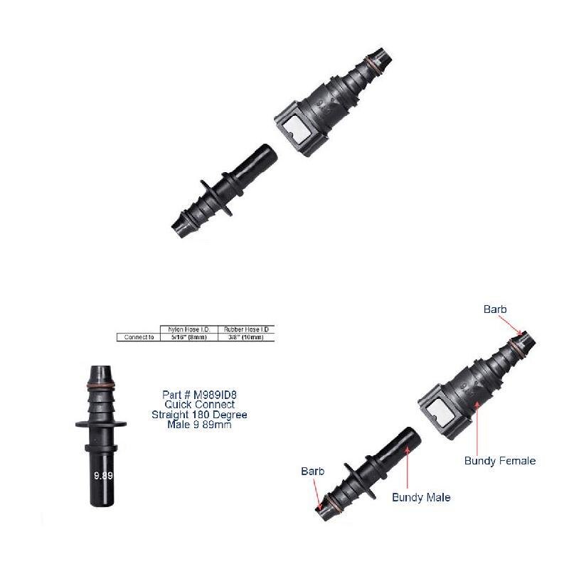Car Auto Fuel Line Hose Quick Release Connector Automotive Disconnect Connectors Durable Car Vehicle Auto