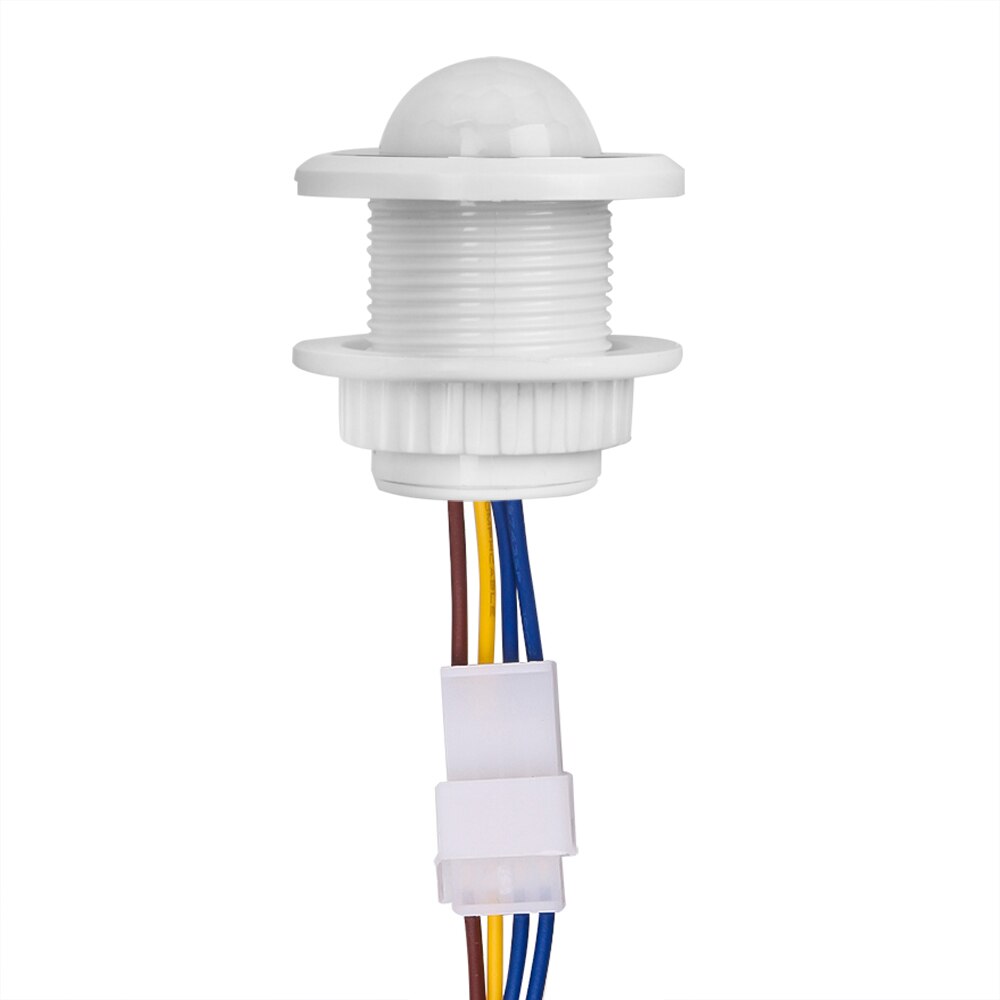 Home Indoor Outdoor LED PIR Infrared Light Motion Sensor Adjustable Time Delay Switch Auto Sensor Light Switch