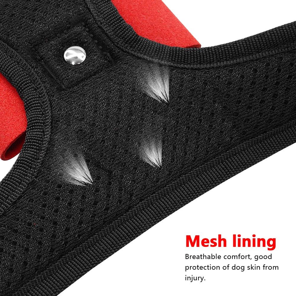 Full Rhinestone Dog Harness Soft Mesh Reflective Dog Harness Vest For Small Medium Dogs Pitbull Bulldog Bowknot Accessories