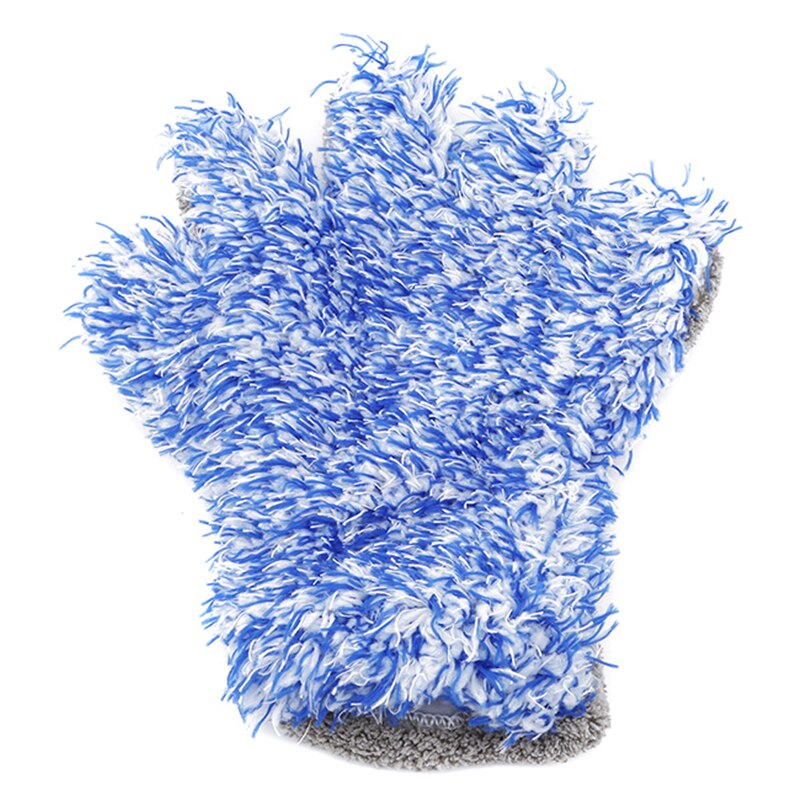 Coral Velvet Knitted Gloves Super Soft Microfiber Car Detailing Dust Removal Gloves Gloves Car Wash Cleaning Gloves
