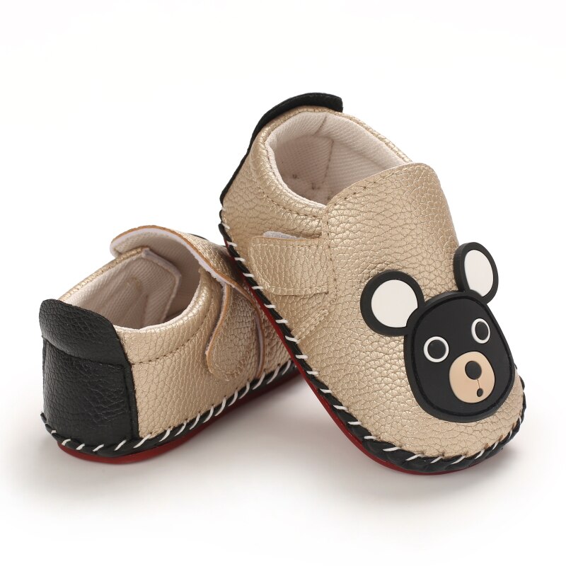 2021 primavera/outono tênis novos sapatos de bebê meninos macio-sola antiderrapante bonito dos desenhos animados sola de borracha sapatos casuais da criança para 0-18m