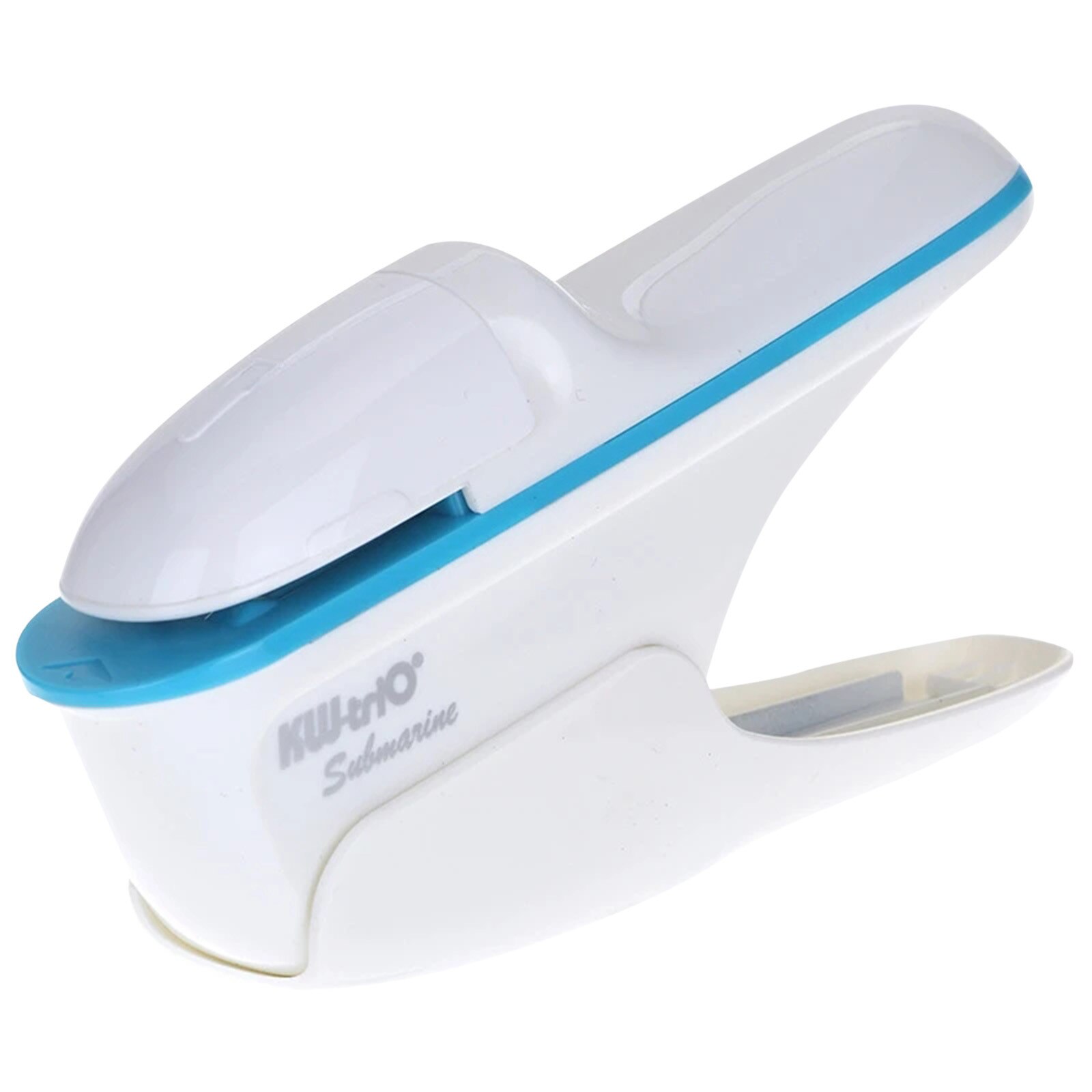 Cute Book Stapleless Non-staple Stapler Stapling Machine Stapler Paper Stapling Stapler Free Staple Needleless Stapler: White 