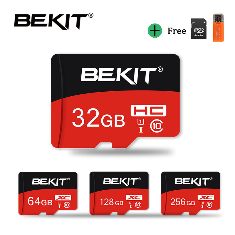 Bekit High speed Micro SD Card 4GB 8GB 16GB 32GB Class 10 Memory Card MicroSD 64GB 128GB 256GB UHS-3 mini TF card Flash Card