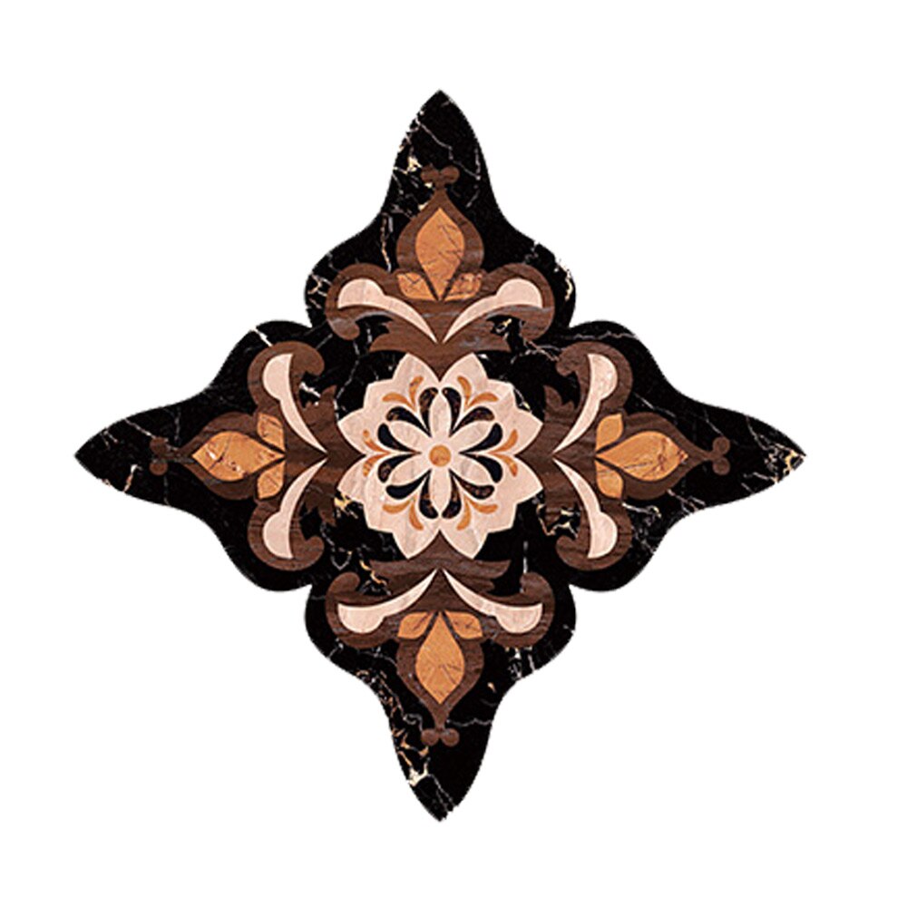 21 Pcs Smooth Floor Sticker Backsplash Applique PVC Waterproof Diagonal Stickers Home Ceramic Tile Decal for Kitchen Bathroom: L