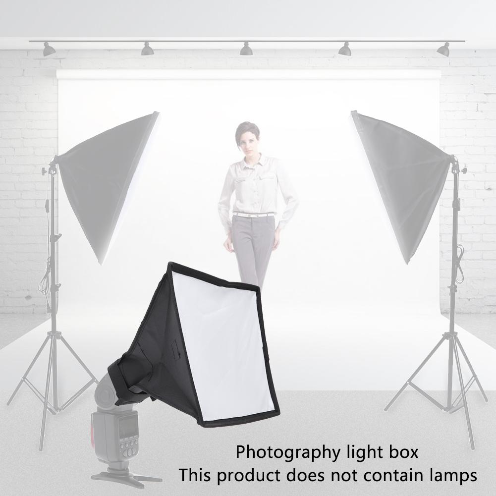 20X30Cm Opvouwbare Fotografie Flash Diffuser Softbox Mini Foto Speedlight Reflector Zacht Licht Doos Universele