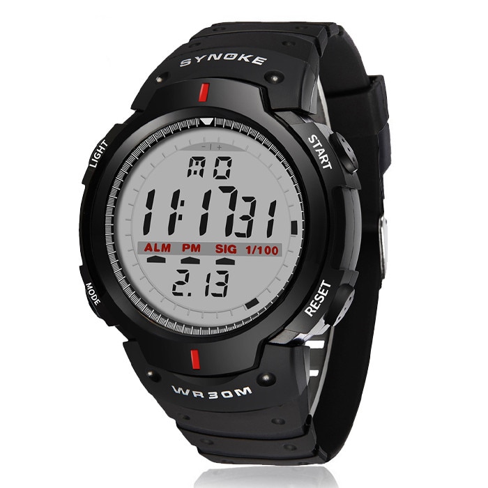 Mode Mannen Outdoor Sport Horloge Multifunctionele Horloges Wekker Chrono Mannen Waterdichte Digitale Horloge Reloj Hombre # Yj