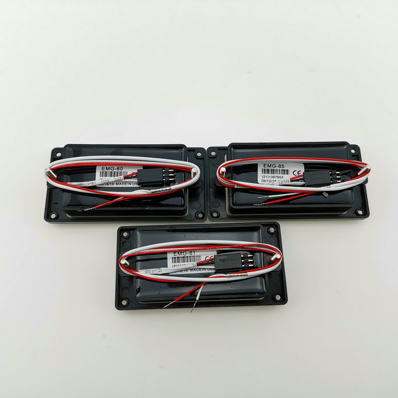 El-guitar pickups hals og bridge aktiv pickup humbucker aktiv 9v batteristrømforsyning på lager