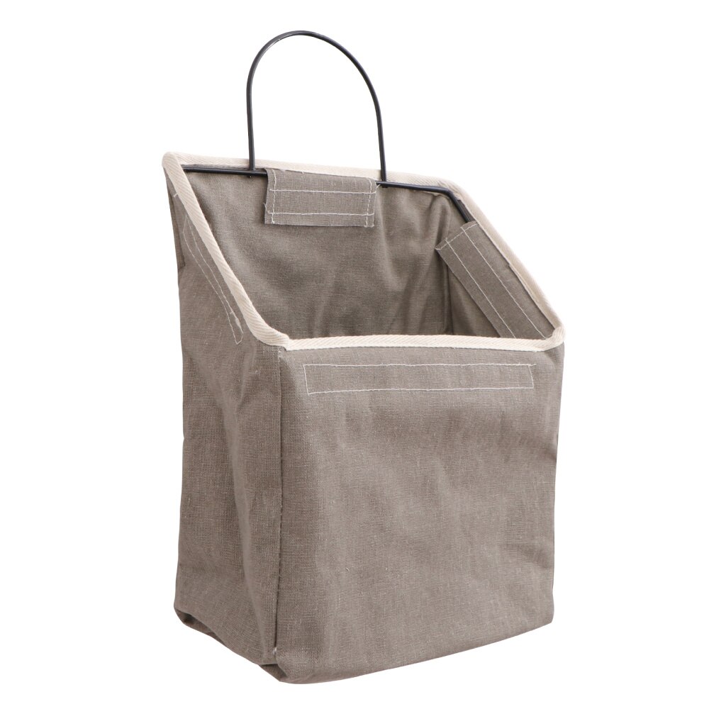 Przechowywanie drzwi duże wiszące torba z tkaniny praktyczne tkaniny magazyn worek robić przechowywania gospodarstwa domowego naścienna torba robić zawieszenia robić porządkowania (szary,