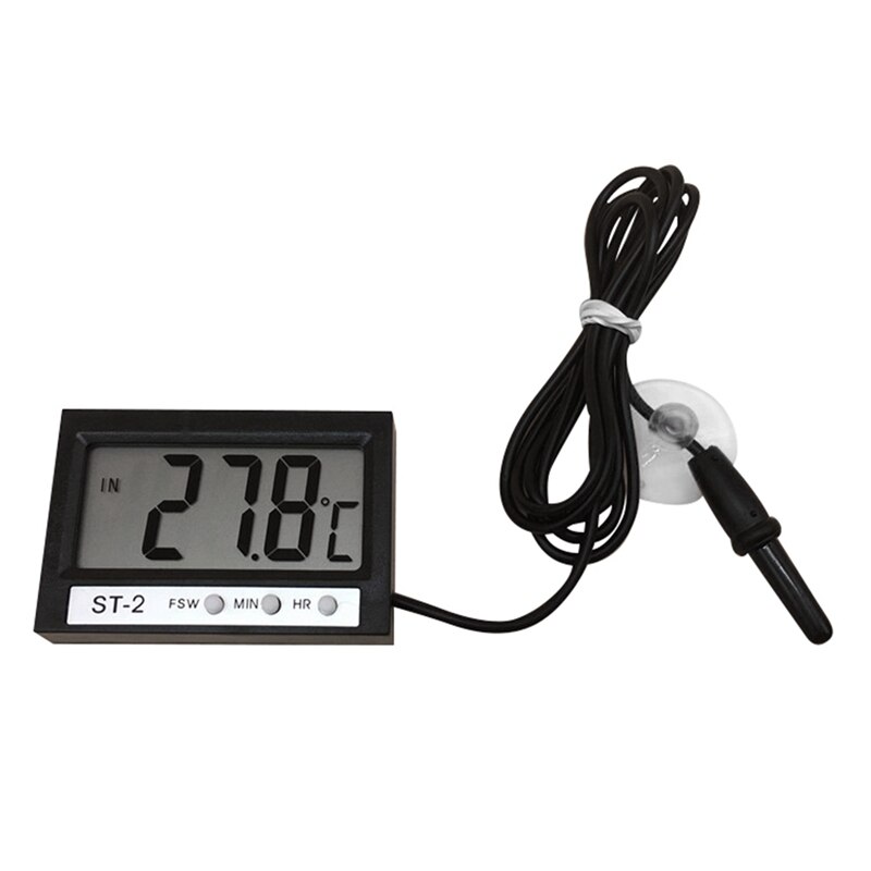 Thermomètre d'aquarium étanche sonde de température externe thermomètre numérique réservoir de poisson thermomètre de contrôle de température