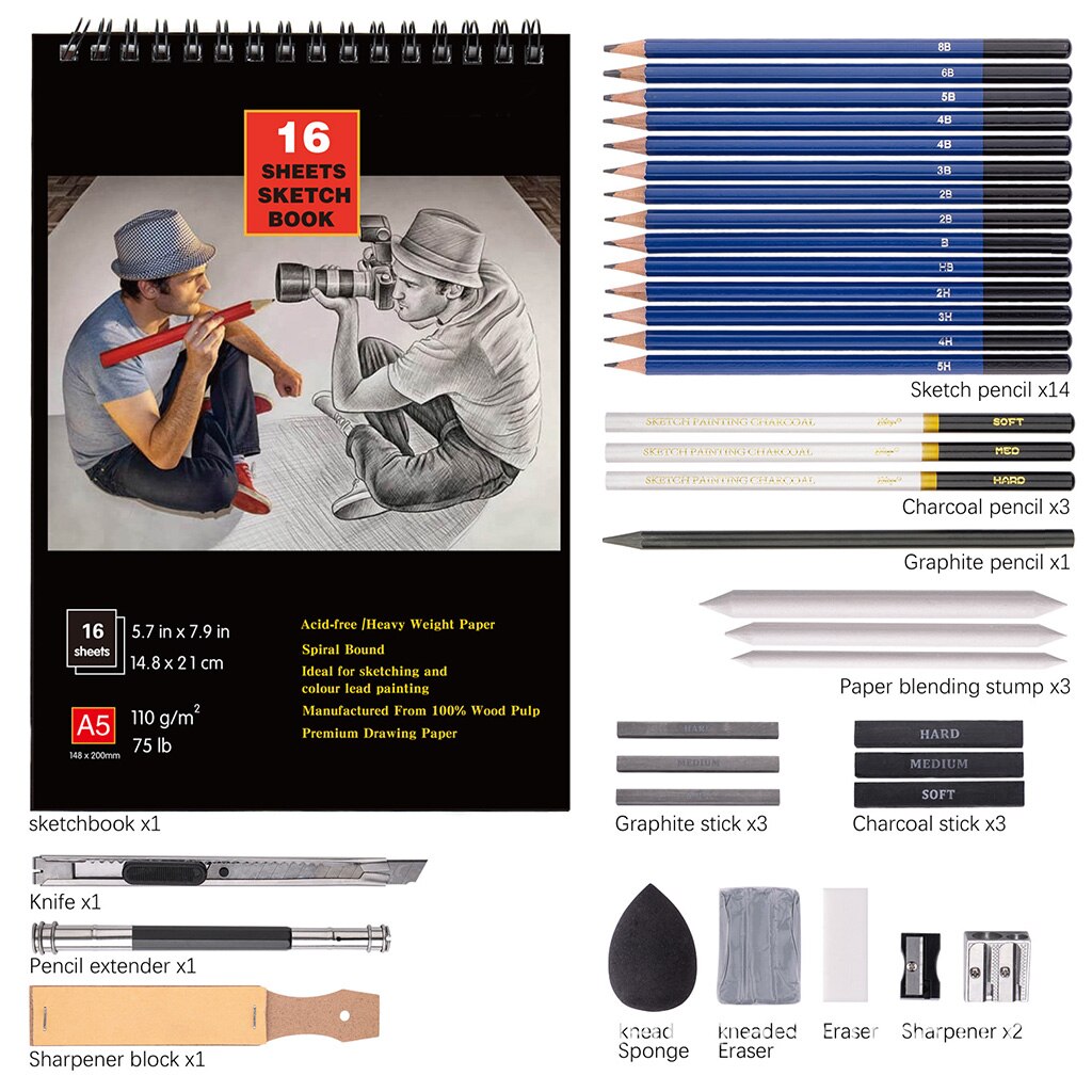 Cahier D'aquarelle Pour Adultes – 12 Couleurs + Pinceau – Guide étape Par étape – Oiseaux – 16,5x22,9 Cm